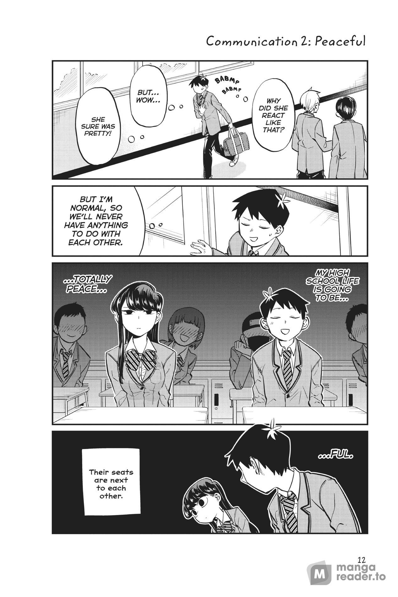 Komi Can’t Communicate, Chapter 2 image 1